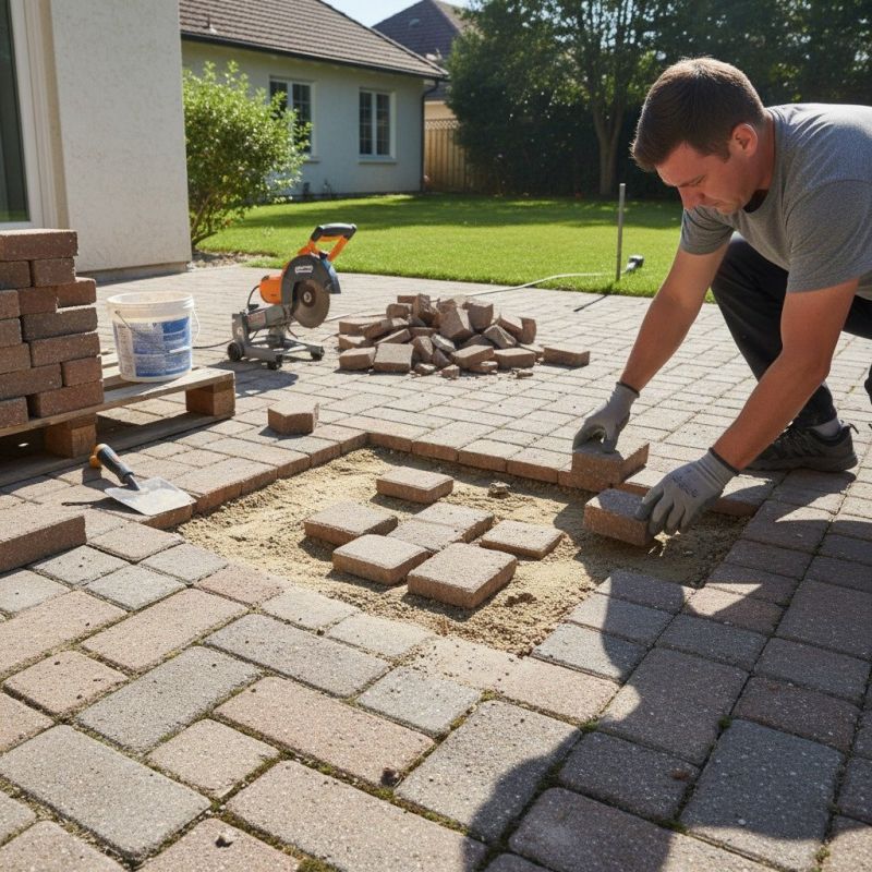 Driveway Paver Repair